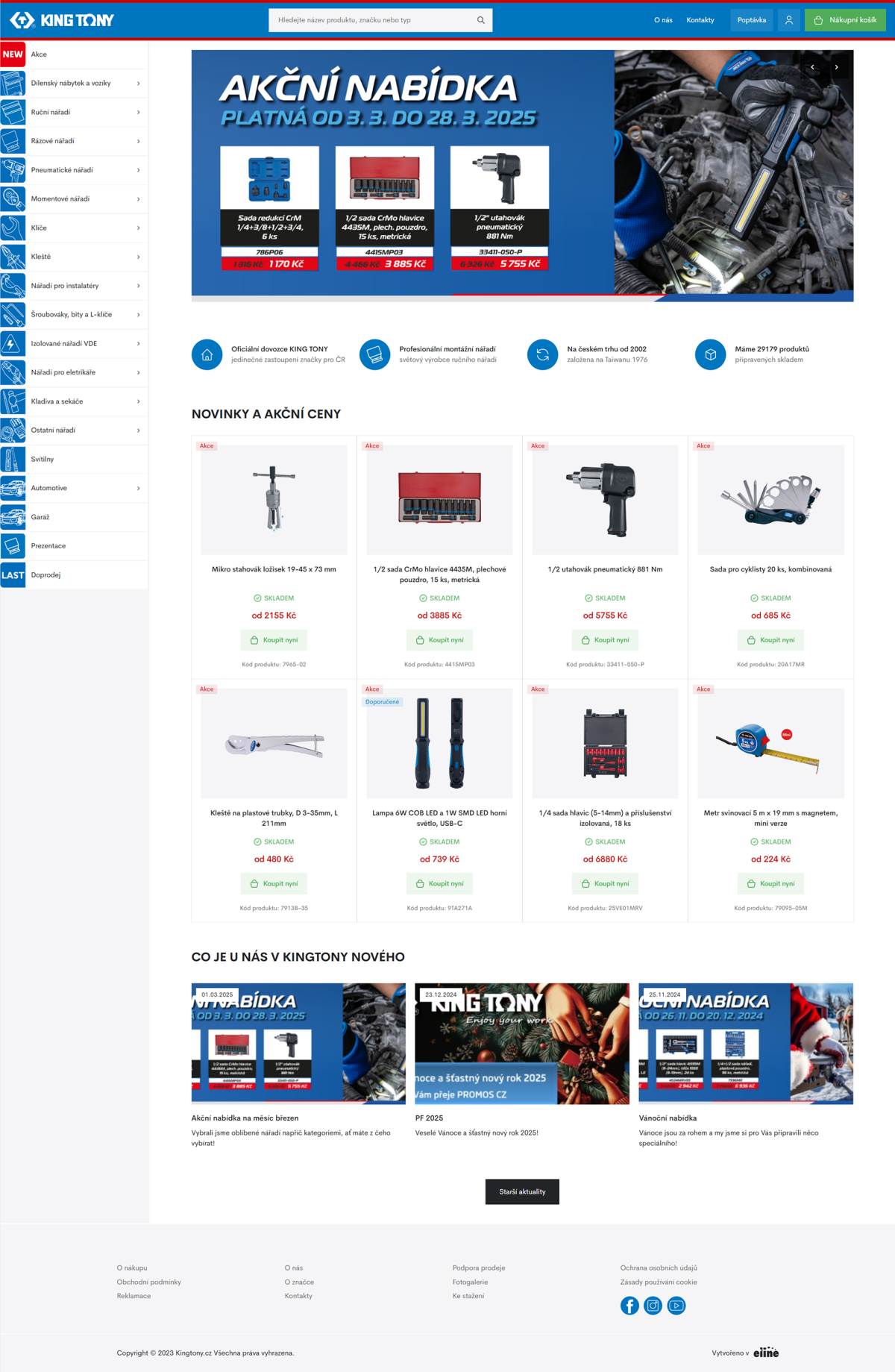 B2B eshop Kingtony.cz.cz